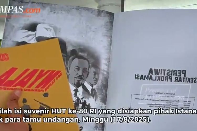 Dari payung, kaos, hingga buku Presiden Prabowo, ini 11 suvenir eksklusif yang dibagikan di Istana pada perayaan HUT ke-80 RI.