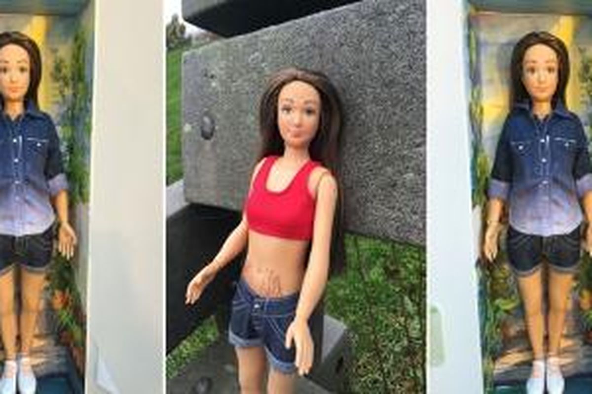 Koleksi boneka Barbie karya Nickolay Lamm, yang terinspirasi dari ukuran tubuh wanita pada umumnya. 