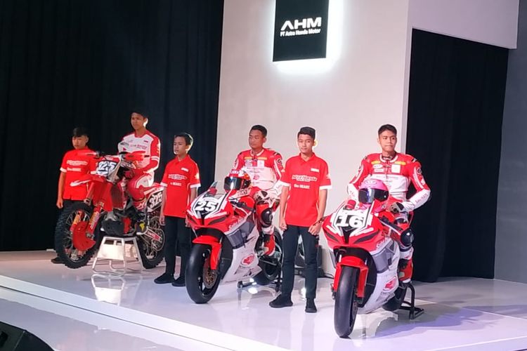 Jajaran pebalap binaan Astra Honda Motor yang akan berlaga di berbagai kejuaraan musim 2020.