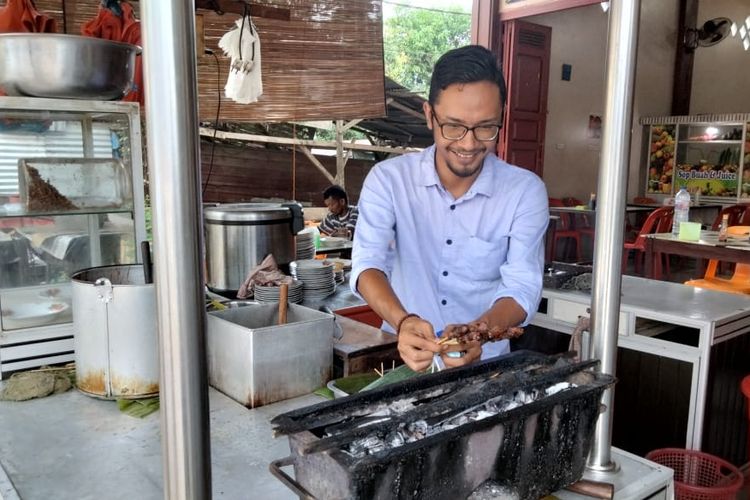 Sate Tubaka di Keude Punteut, Kecamatan Blang Mangat, Kota Lhokseumawe, Kamis (22/10/2020). 