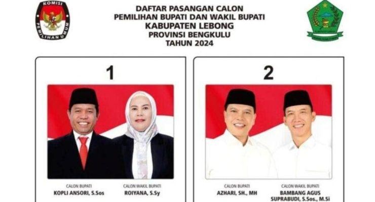 Hasil Sidang Pleno KPU Lebong Bengkulu, Petahana Tumbang