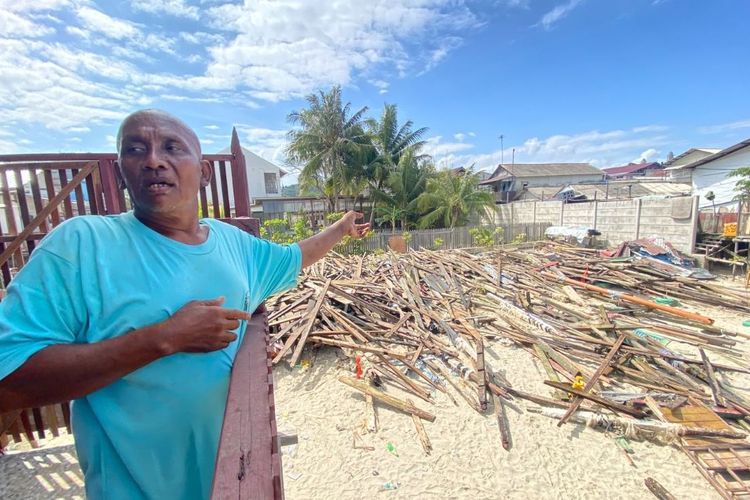 Tiga Rumah di Balikpapan Ambruk Diterjang Ombak, Bayi 4 Bulan Lolos dari Maut