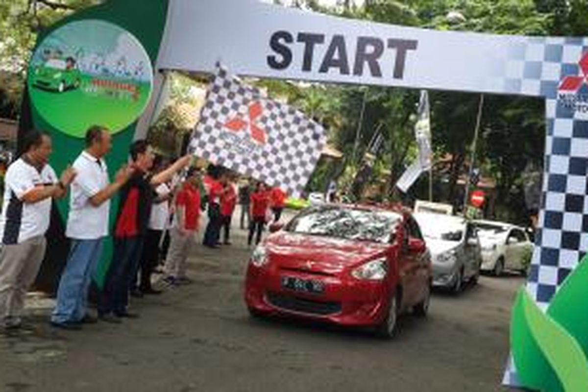 Pelepasan Mirage Eco Fun Drive di Surabaya