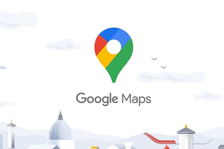Ilustrasi aplikasi Google Maps.
