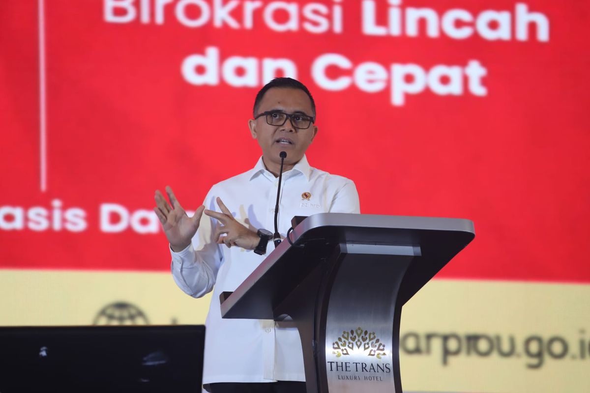Menteri Pendayagunaan Aparatur Negara dan Reformasi Birokrasi (Menpan RB) Abdullah Azwar Anas
