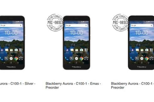Belum Dirilis, Smartphone BlackBerry Khusus Indonesia Sudah Dijual Online