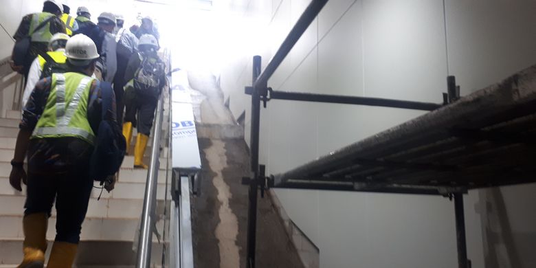 Mengintip Stasiun Bawah Tanah MRT Dukuh Atas