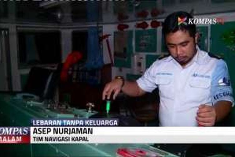 Meski kerap ber-Lebaran jauh dari rumah, semangat Hari Raya Idul Fitri tetap dirasakan oleh para awak kapal Mufida Makassar yang beroperasi di Pelabuhan Bakauheni-Merak.