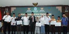 Wujudkan Generasi Emas 2045, Pemkab Lamongan dan Baznas Kucurkan Rp 375,9 Juta Beasiswa