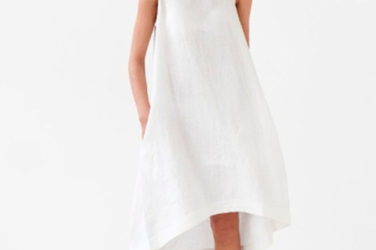 Gaun MagicLinen yang dikenakan Meghan Markle.