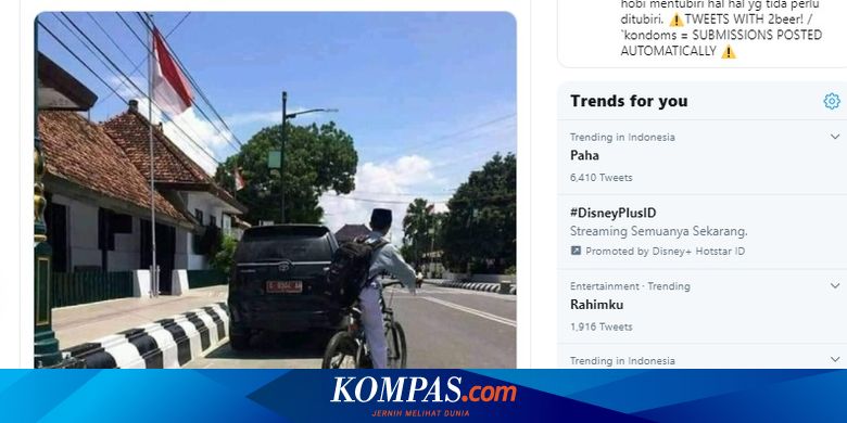 Viral Foto Mobil Dinas Terparkir di Jalur Sepeda