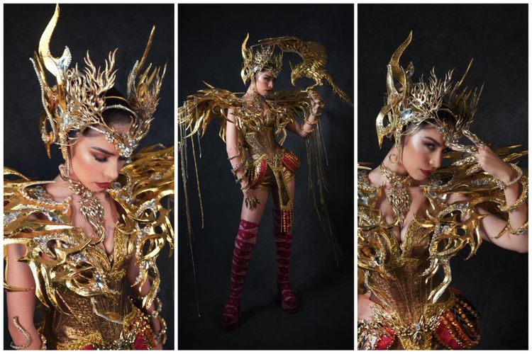 Kostum Nasional Miss Universe Indonesia Bertema Guardian Angel of Nusantara, ini Maknanya