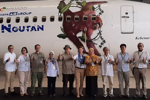 Sriwijaya Air dan Bank Kalteng Kampanyekan Program Peduli Orangutan
