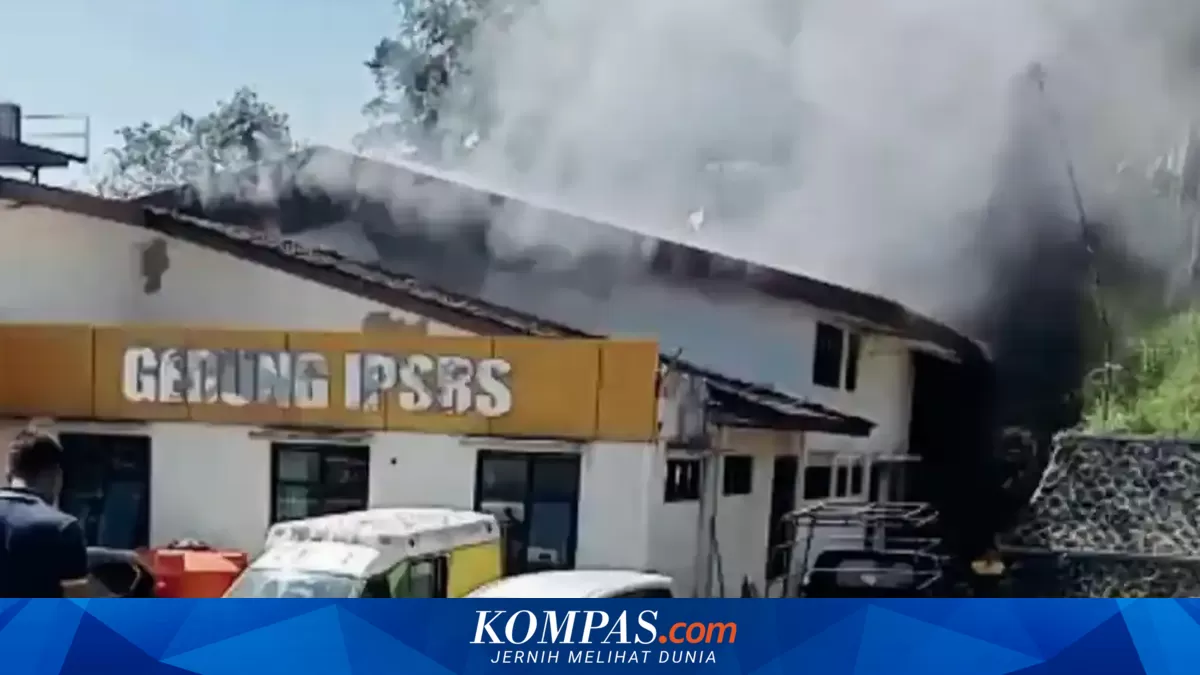 Gudang RSUD Sekarwangi Cibadak Terbakar, Diduga Dipicu Pantulan Sinar Matahari