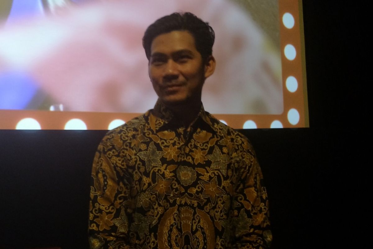 Donny Alamsyah di sela gala premier film Insya Allah Sah 2 di XXI Epicentrum Walk, Jakarta Selatan, Rabu (6/6/2018) malam.