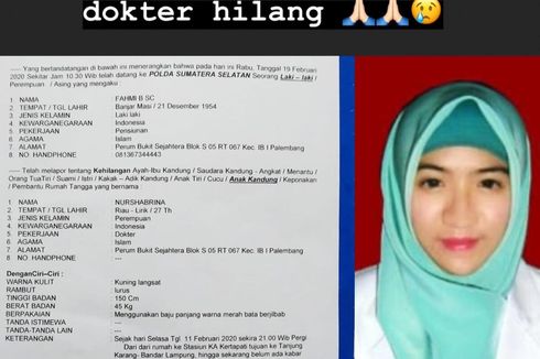 Dilaporkan Hilang, Dokter Muda di Palembang Ini Ternyata Liburan ke Lampung