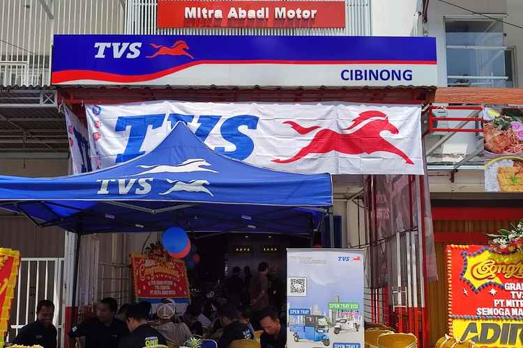 TVS Motor buka diler baru di Cibinong.