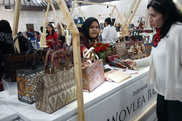 Wovlea bag di ASEAN Weekend Market 2023 di Gedung Serba Guna, Senayan, Jakarta