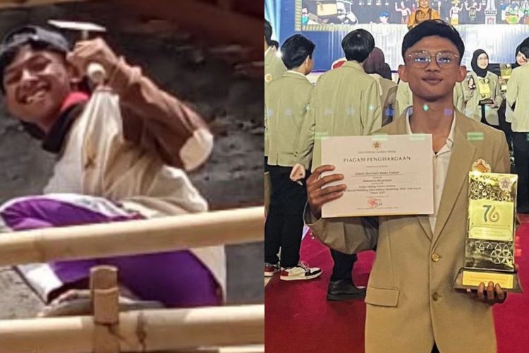 Kisah Alfath Jadi Mahasiswa Berprestasi UGM: dari Tukang Bangunan hingga Finalis NTU