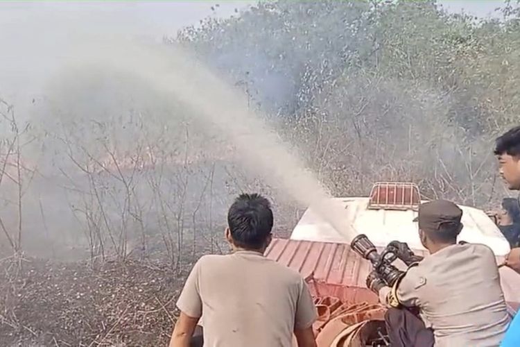 Karhutla Menjalar ke Lahan Perusahaan di Lampung, 30 Hektare Terbakar