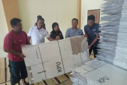 KPU Kabupaten Poso Terima 4.039 Kotak Suara untuk Pemilu 2019