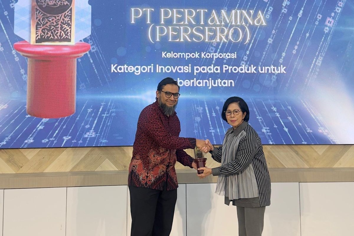PT Pertamina (Persero) meraih penghargaan Anugerah Avirama Nawasena (AAN) 2026 atas produk inovasi berkelanjutan, Rabu (11/2/2026).