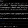 Viral, Twit soal Obgyn Tanya Status Menikah, Apa Tujuannya?