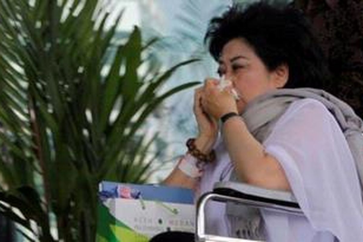 Presiden Direktur PT Hardaya Inti Plantation dan PT Cipta Cakra Murdaya, Hartarti Murdaya Poo, memenuhi panggilan Komisi Pemberantasan Korupsi, Jakarta, Rabu (12/9/2012). Mantan anggota Dewan Pembina Partai Demokrat tersebut dipanggil sebagai tersangka terkait dugaan suap kepada Bupati Buol, Amran Batalipu dalam izin lahan perkebunan sawit. 