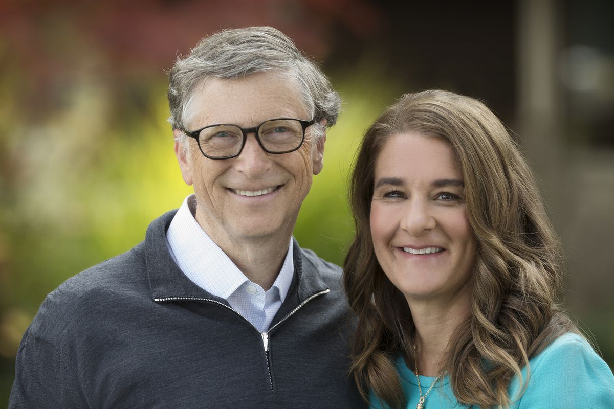 Foto Bill and Melinda Gates pada 2017 di Seattle, AS.