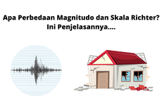 Apa Perbedaan Magnitudo dan Skala Richter? Ini Penjelasannya....