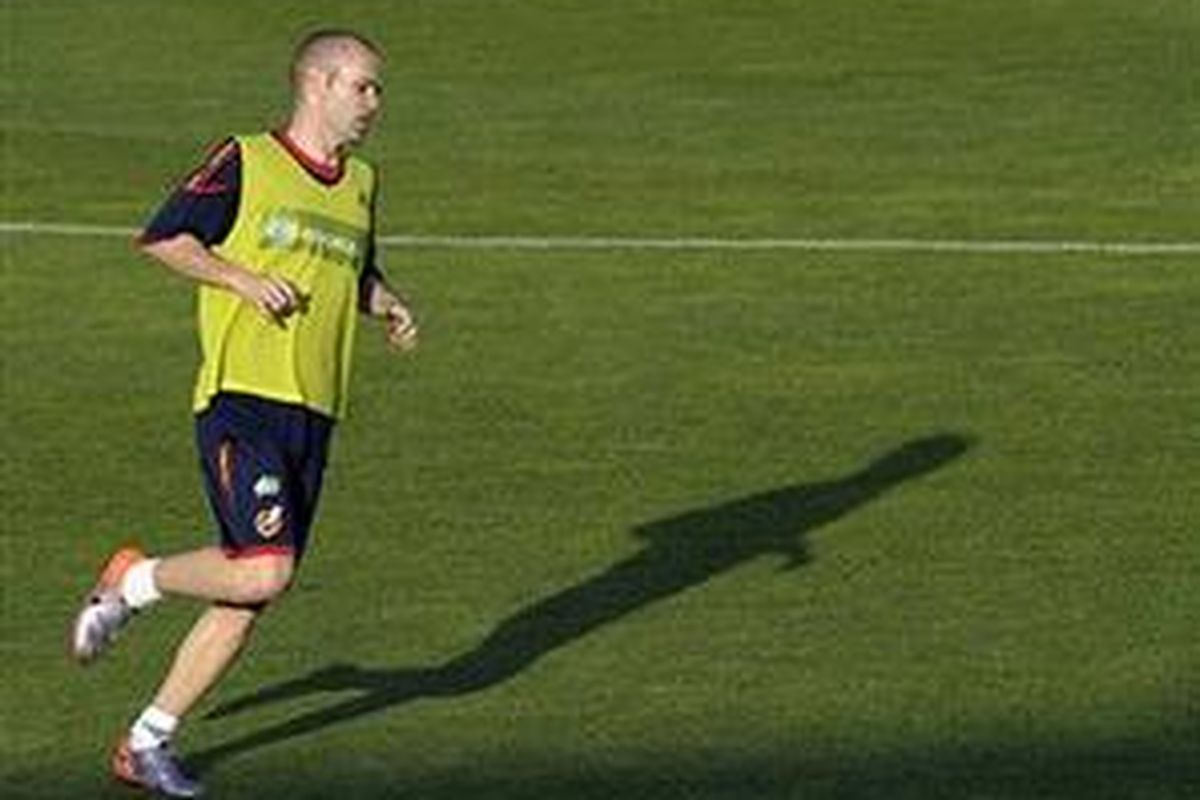 Gelandang Spanyol, Andres Iniesta.