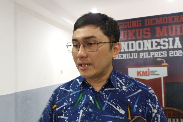 Kepala Badan Komunikasi Strategis (Bakomstra) Partai Demokrat, Herzaky Mahendra Putra saat ditemui di Salemba, Jakarta Pusat menyatakan tidak masalah partainya tidak diundang dalam peringatan HUT nasdem yang ke 11, Kamis (10/11/2022).