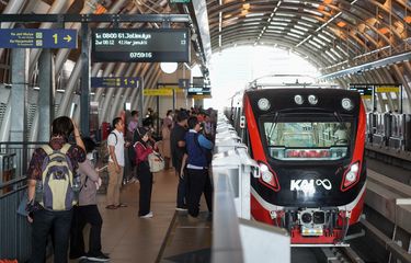 Stasiun LRT Dukuh Atas.