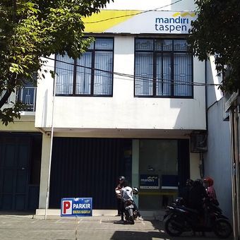 Ilustrasi kantor cabang Bank Mandiri Taspen.