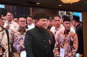 Kenakan Beskap dan Peci Hitam, Prabowo Hadiri Munas XVI PB IPSI
