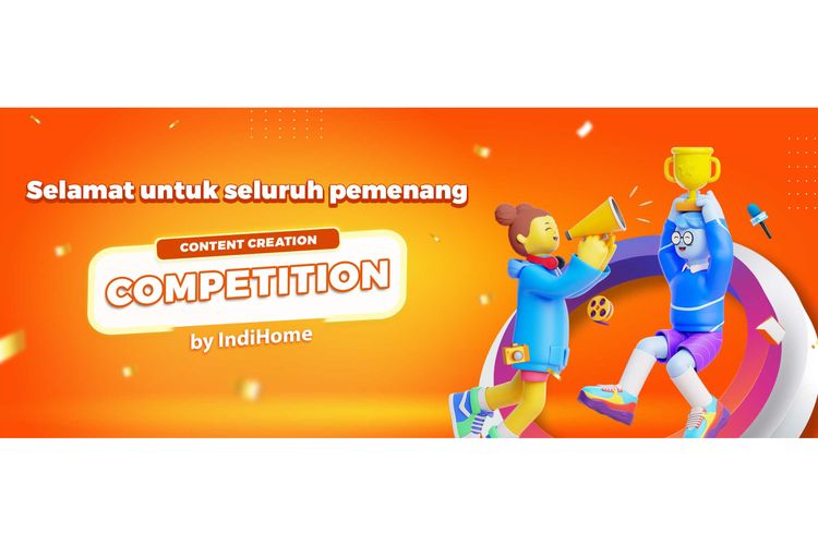 Content Creation Competition bertema Berkonten Ria bersama IndiHome.