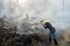 Bupati Cantik Ini Pimpin Langsung Pemadaman Kebakaran Hutan di Landak