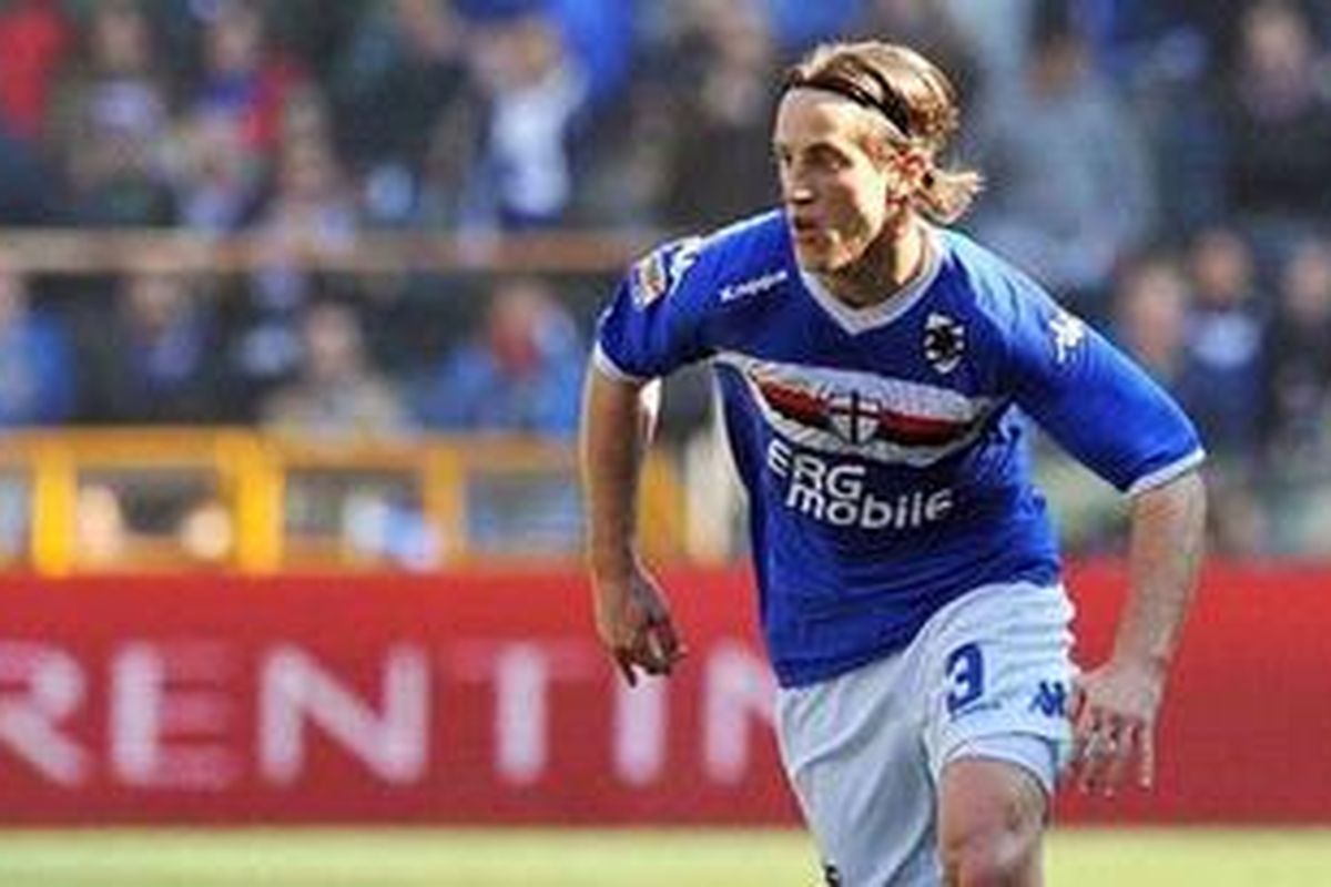 Reto Ziegler semasa di Sampdoria.