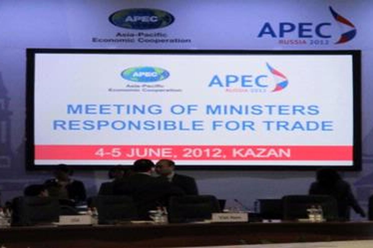 Forum Kerjasama Ekonomo Asia-Pasifik (APEC) di Kazan, Rusia, 4-5 Juni 2012.
