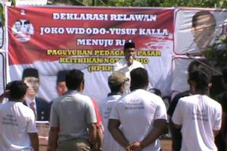 Deklarasi dukung Jokowi di Solo, Selasa (3/6/2014). 