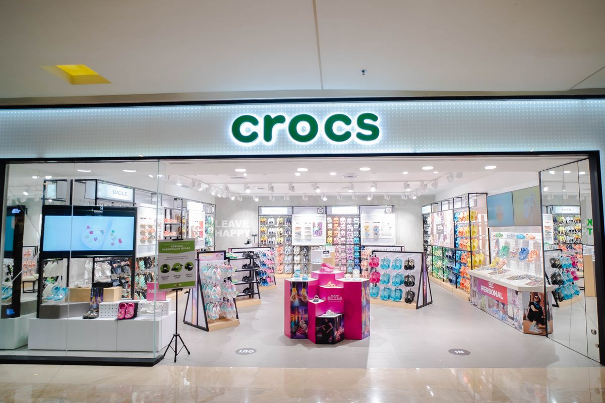 Toko Crocs di Grand Indonesia, Jakarta Pusat.