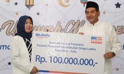 BRI Salurkan Bantuan Pendidikan untuk Ponpes di Sukoharjo