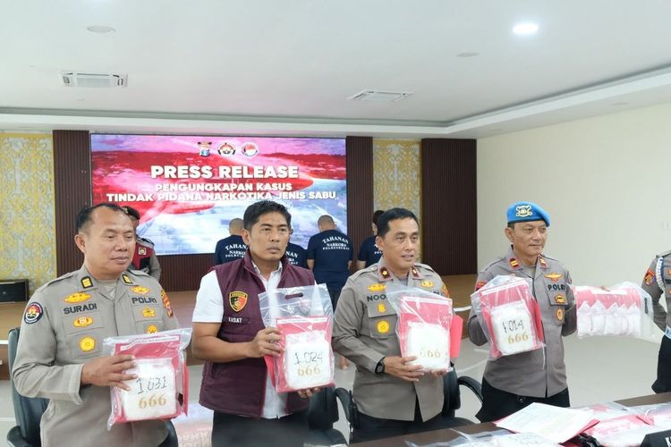 Napi Lapas Tarakan Diduga Kendalikan Peredaran Sabu di Berau, 4 Kurir Diringkus Polisi