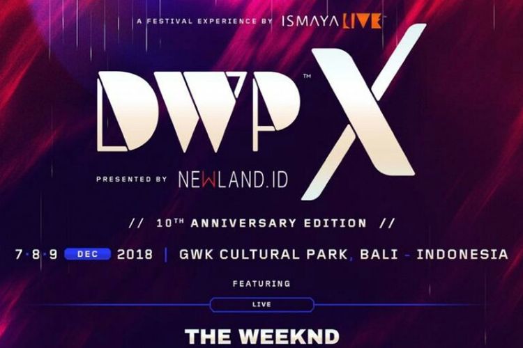 Poster pergelaran musik DWPX 2018. 