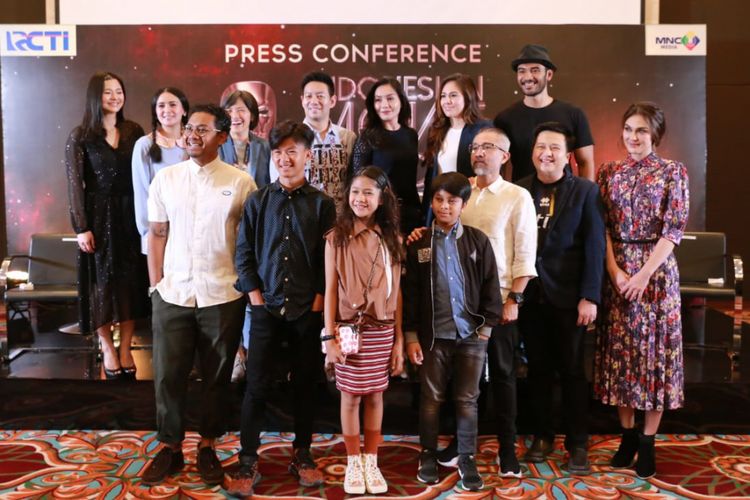 Perwakilan dan dewan juri Indonesian Movie Actors Awards 2019 dalam jumpa pers yang berlangsung di MNC Studios, Kebon Jeruk, Jakarta Barat, Selasa (19/2/2019).