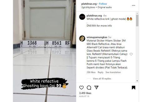 Video Viral, Modifikasi Pelat Nomor Diduga untuk Siasati ETLE