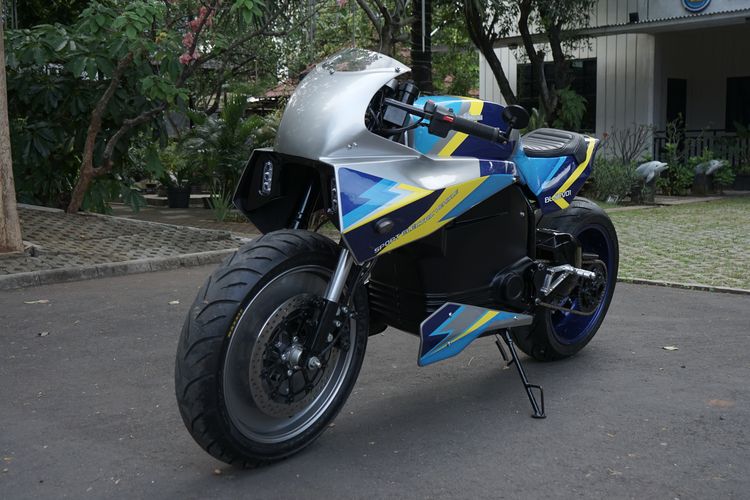 Universitas Pudi Luhur meluncurkan motor listrik Neo Cafe Racer