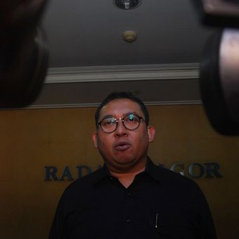 Wakil Ketua Umum DPP Partai Gerindra Fadli Zon saat mengunjungi Kantor Radar Bogor, Jumat (1/6/2018).