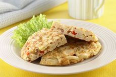 Resep Omelet Makaroni, Teksturnya Empuk