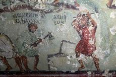 Punya Balon Kata, Lukisan Dinding Zaman Romawi Kuno Ini Mirip Komik
